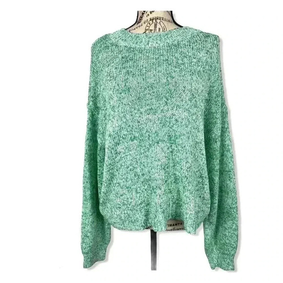 Abound, crewneck sweater, green, Small - Picture 1 of 4